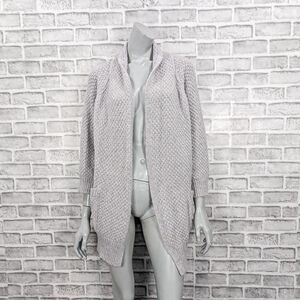 VINCE Women's Wool Cashmere blend open cardigan gray knit size XS
